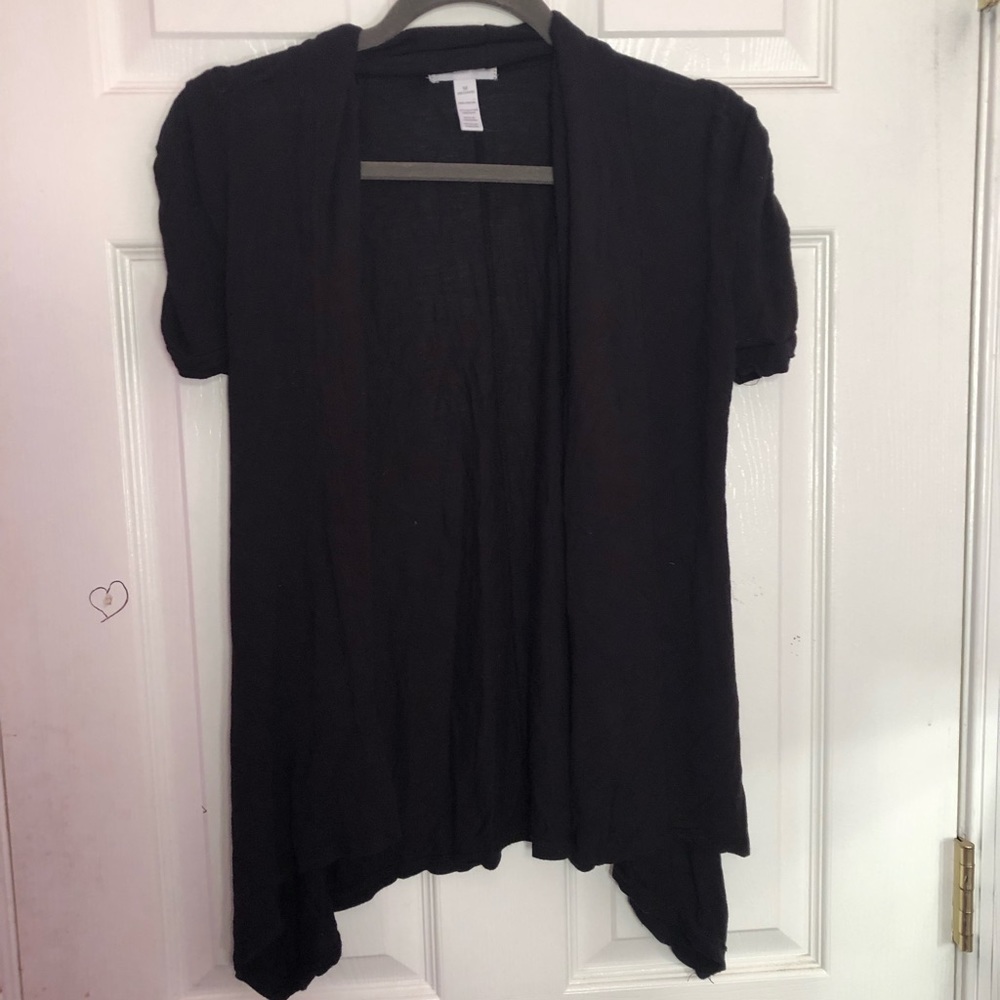 Black cardigan
